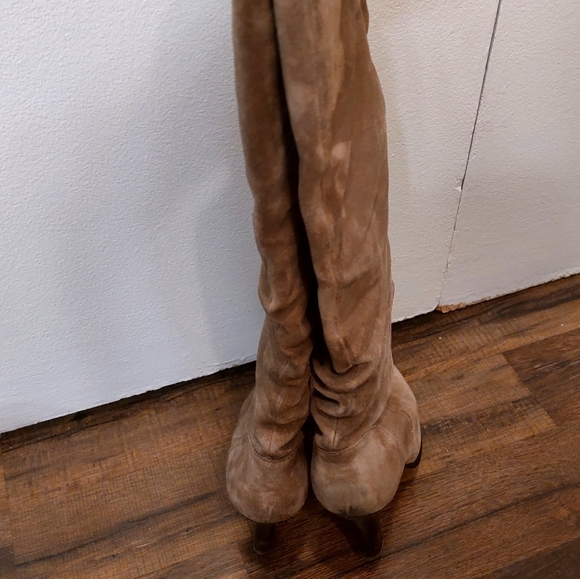 Sofft Women Boots Beige Suede Size 8 - Picture 2 of 11